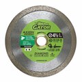Gator PreciseCut 4-1/2 in. D X 5/8 and 7/8 in. Diamond Continuous Rim Saw Blade 389877